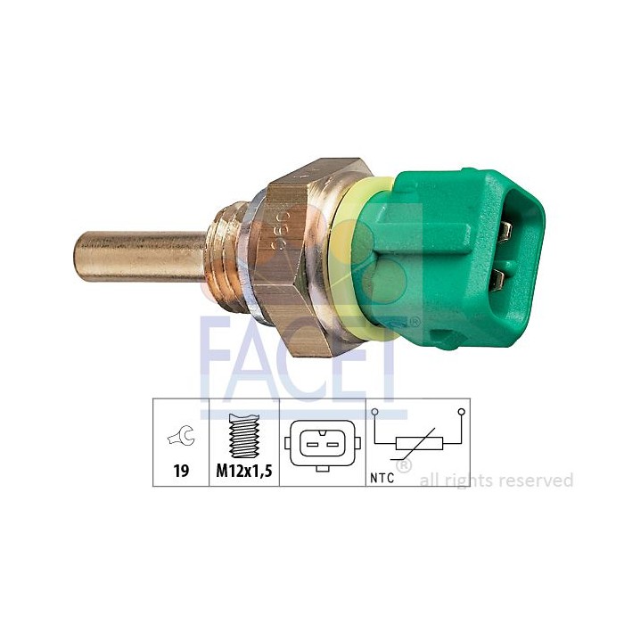 FACET Made in Italy - Sensor, Kühlmitteltemperatur 7.3148