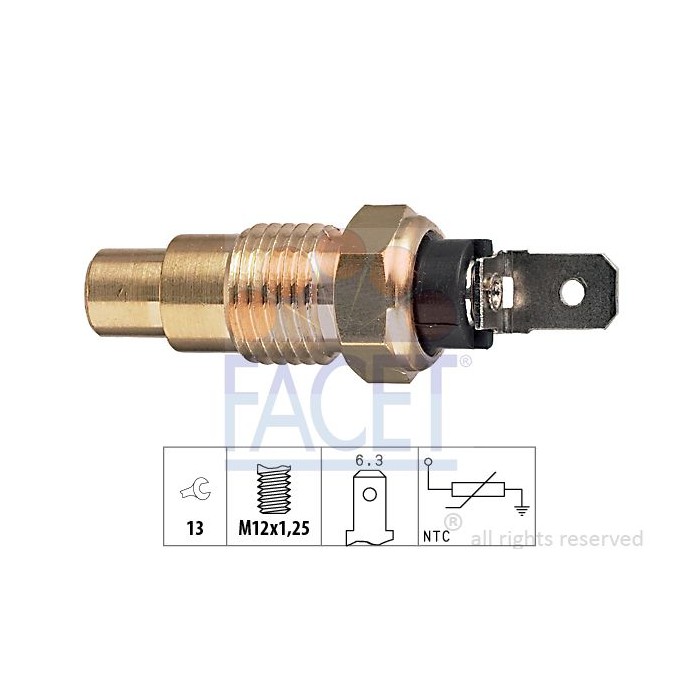 FACET Made in Italy - Sensor, Kühlmitteltemperatur 7.3159