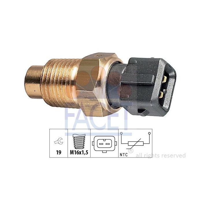 FACET Made in Italy - Sensor, Kühlmitteltemperatur 7.3160