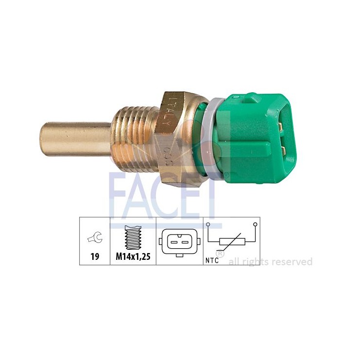 FACET Made in Italy - Sensor, Kühlmitteltemperatur 7.3204