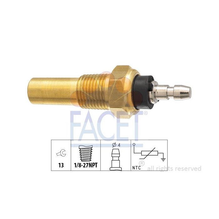 FACET Made in Italy - Sensor, Kühlmitteltemperatur 7.3208