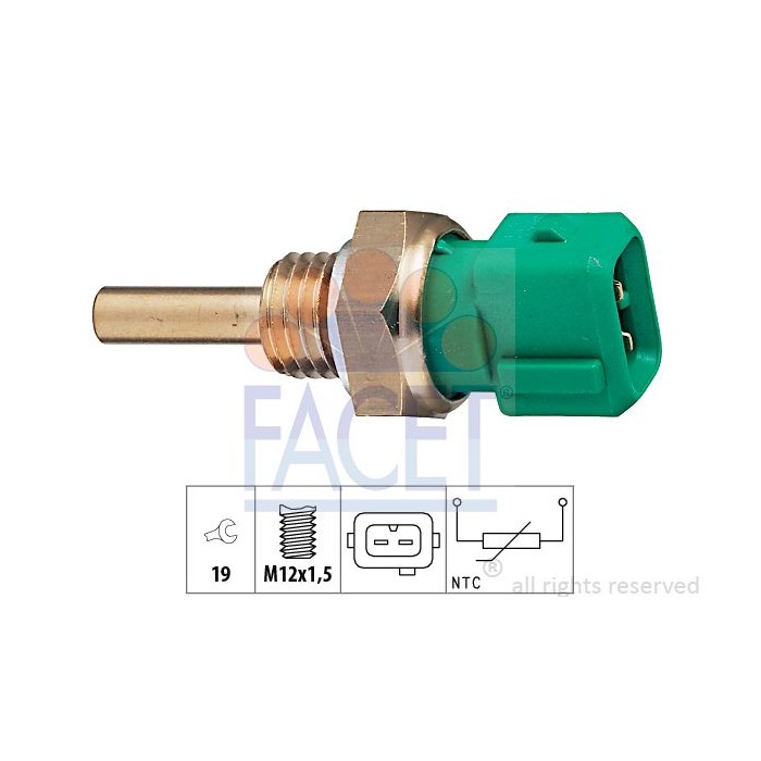 FACET Made in Italy - Sensor, Kühlmitteltemperatur 7.3211