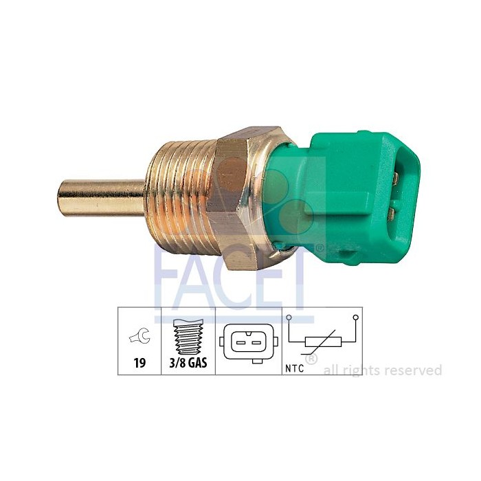FACET Made in Italy - Sensor, Kühlmitteltemperatur 7.3212