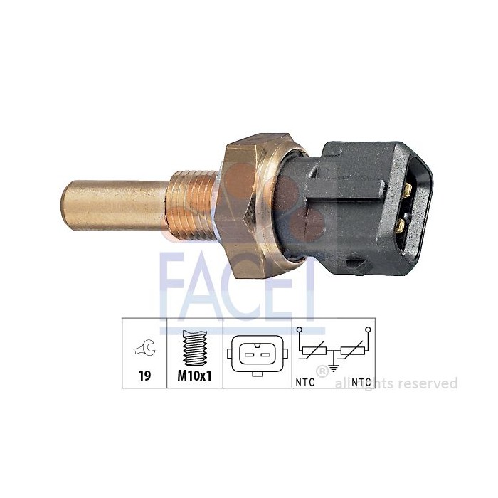 FACET Made in Italy - Sensor, Kühlmitteltemperatur 7.3229