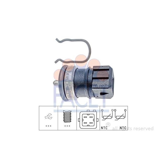 FACET Made in Italy - Sensor, Kühlmitteltemperatur 7.3251