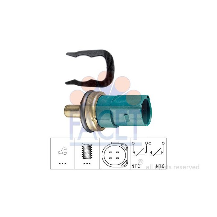 FACET Made in Italy - Sensor, Kühlmitteltemperatur 7.3258