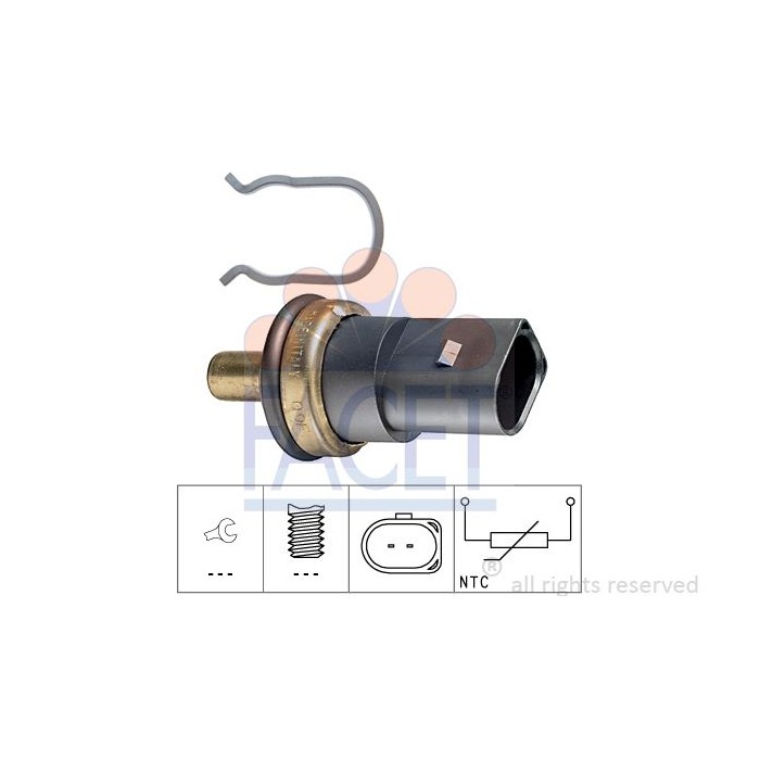 FACET Made in Italy - Sensor, Kühlmitteltemperatur 7.3278