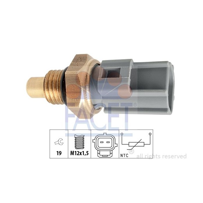 FACET Made in Italy - Sensor, Kraftstofftemperatur 7.3281