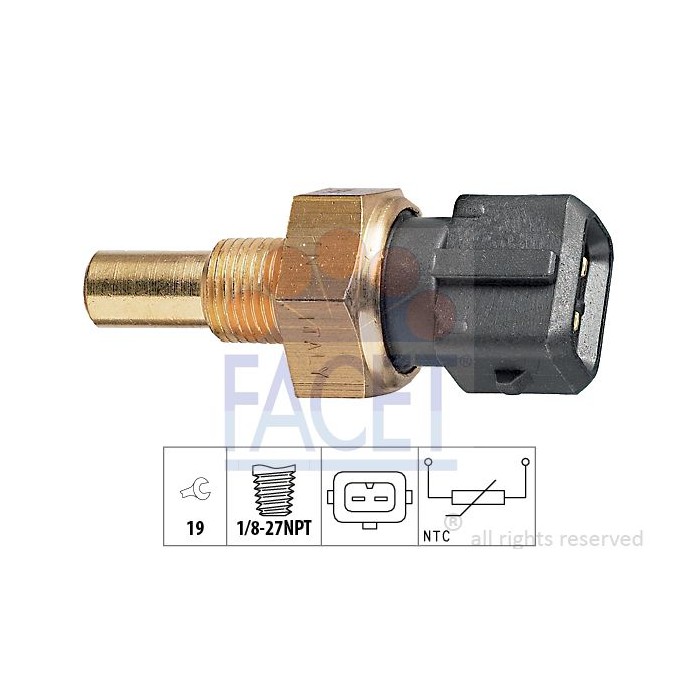 FACET Made in Italy - Sensor, Kühlmitteltemperatur 7.3283