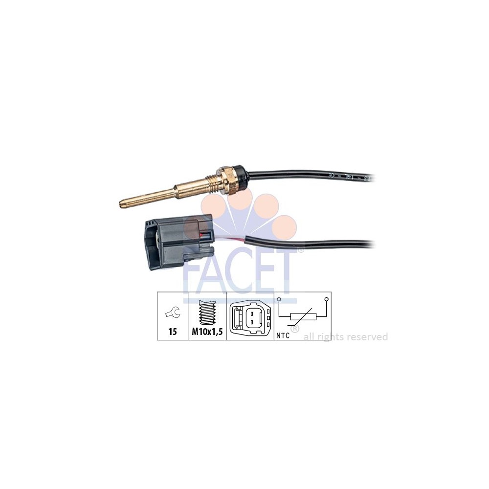 FACET Made in Italy - Sensor, Kühlmitteltemperatur 7.3289