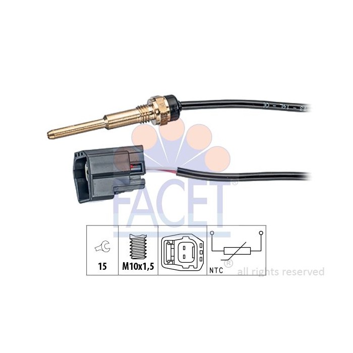 FACET Made in Italy - Sensor, Kühlmitteltemperatur 7.3289