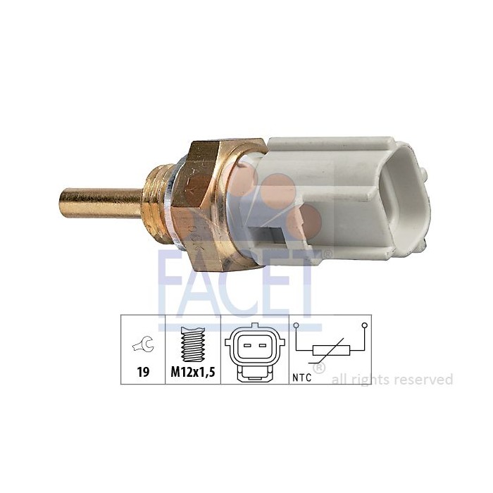 FACET Made in Italy - Sensor, Kühlmitteltemperatur 7.3323