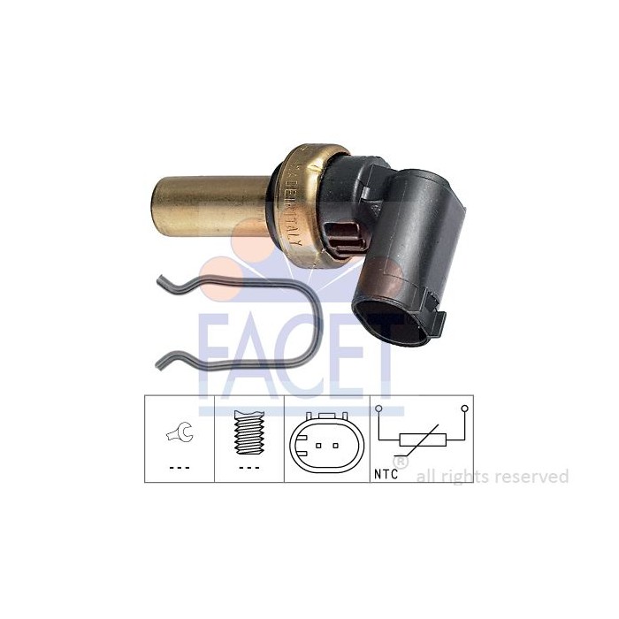 FACET Made in Italy - Sensor, Kühlmitteltemperatur 7.3324