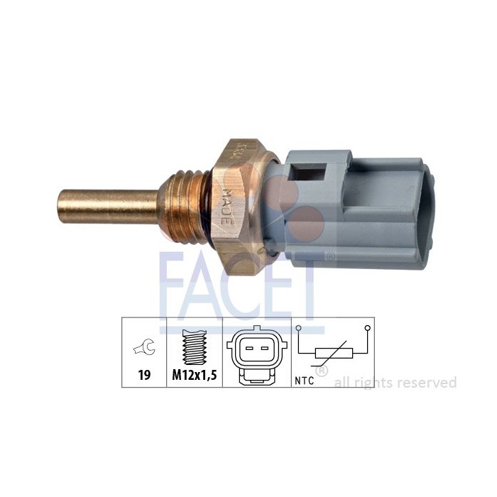 FACET Made in Italy - Sensor, Kühlmitteltemperatur 7.3334