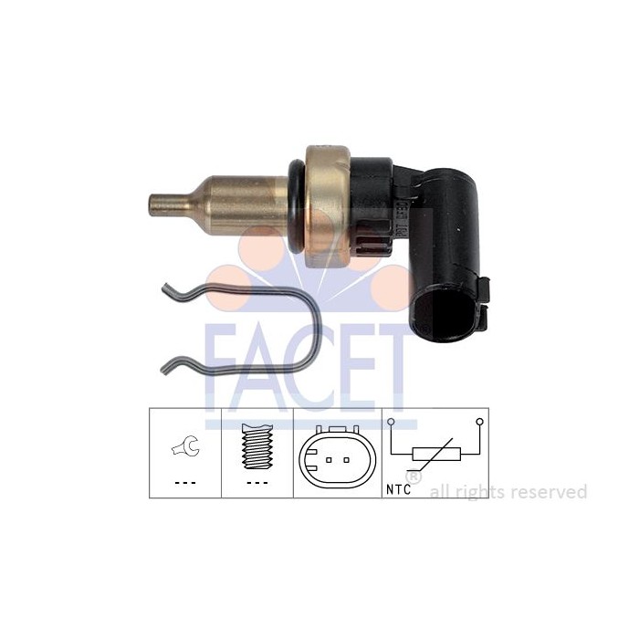 FACET Made in Italy - Sensor, Kühlmitteltemperatur 7.3343