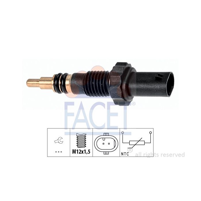 FACET Made in Italy - Sensor, Kühlmitteltemperatur 7.3348