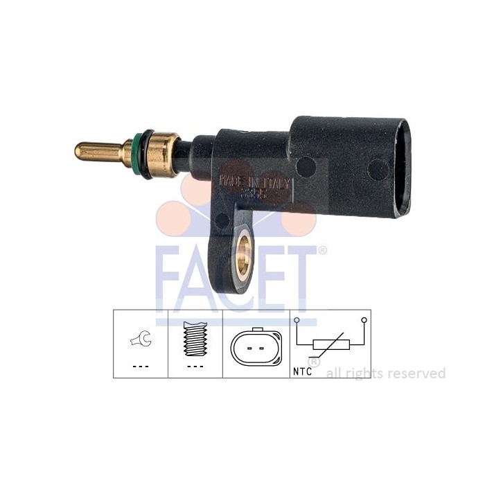 FACET Made in Italy - Sensor, Kühlmitteltemperatur 7.3355