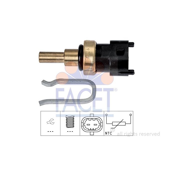 FACET Made in Italy - Sensor, Kühlmitteltemperatur 7.3357