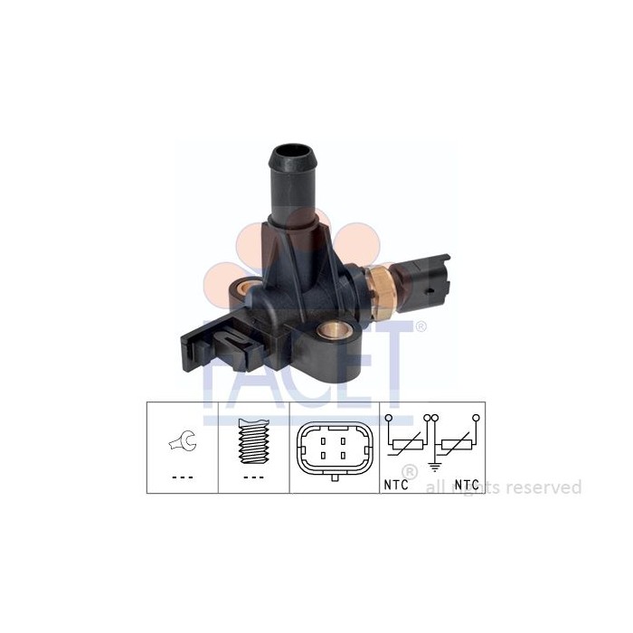 FACET Made in Italy - Sensor, Kühlmitteltemperatur 7.3359