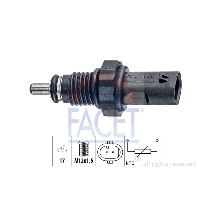 FACET Made in Italy - Sensor, Kraftstofftemperatur 7.3375