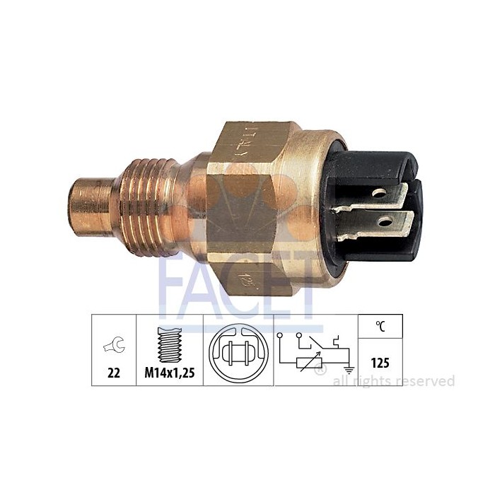 FACET Made in Italy - Sensor, Kühlmitteltemperatur 7.3510