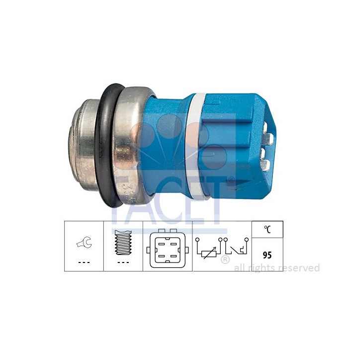 FACET Made in Italy - Sensor, Kühlmitteltemperatur 7.3535