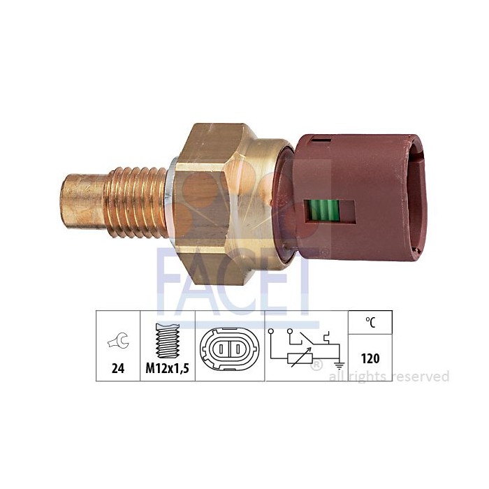 FACET Made in Italy - Sensor, Kühlmitteltemperatur 7.3549
