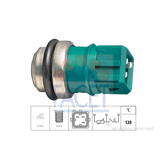 FACET Made in Italy - Sensor, Kühlmitteltemperatur 7.3550