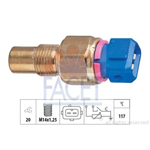 FACET Made in Italy - Sensor, Kühlmitteltemperatur 7.3553