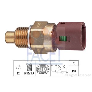 FACET Made in Italy - Sensor, Kühlmitteltemperatur 7.3555