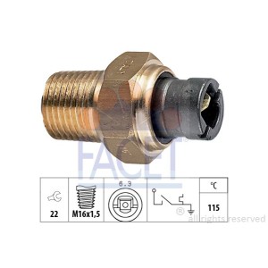 FACET Made in Italy - Temperaturschalter, Kühlmittelwarnlampe 7.4000
