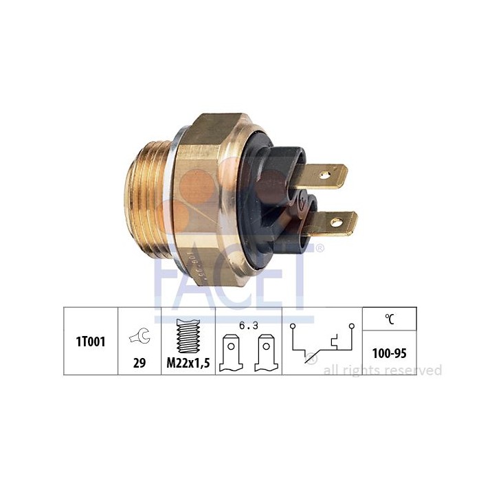 FACET Made in Italy - Temperaturschalter, Kühlerlüfter 7.5019