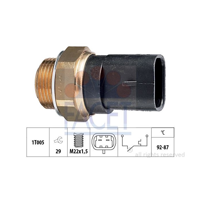FACET Made in Italy - Temperaturschalter, Kühlerlüfter 7.5031