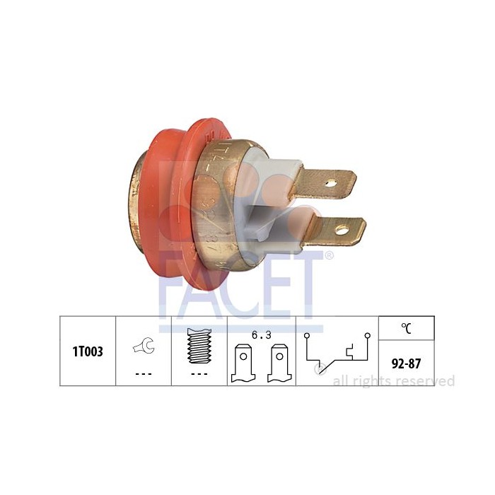 FACET Made in Italy - Temperaturschalter, Kühlerlüfter 7.5042