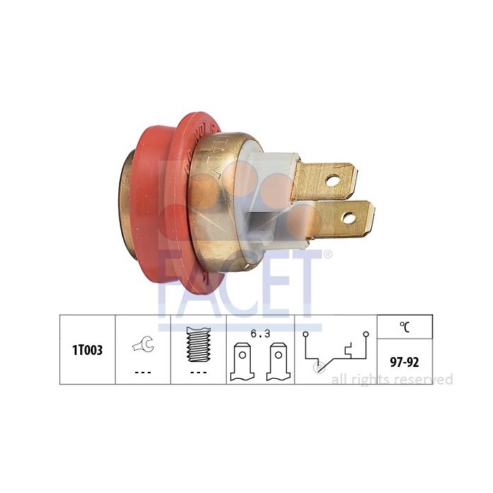 FACET Made in Italy - Temperaturschalter, Kühlerlüfter 7.5093