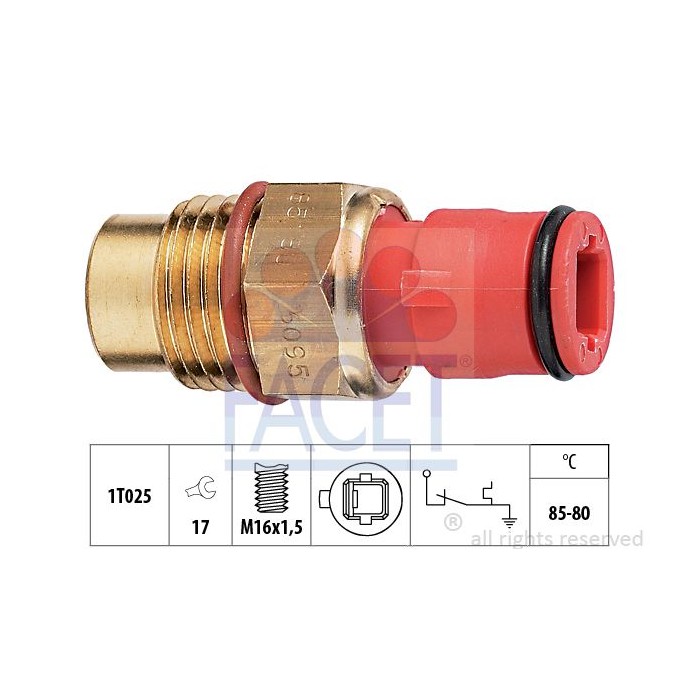 FACET Made in Italy - Temperaturschalter, Kühlerlüfter 7.5095