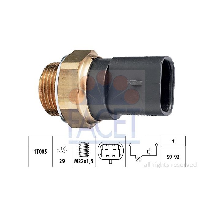 FACET Made in Italy - Temperaturschalter, Kühlerlüfter 7.5103