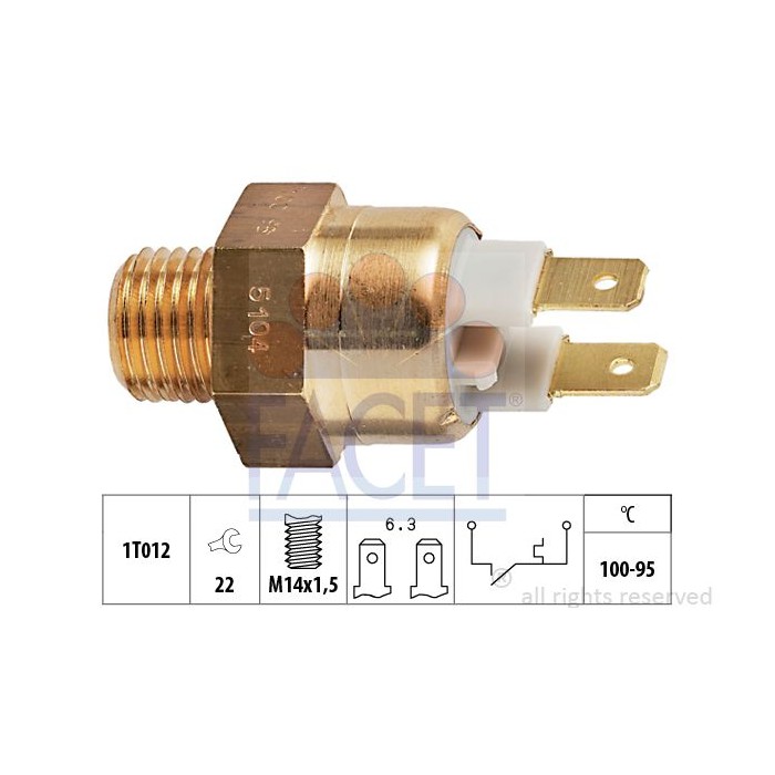 FACET Made in Italy - Temperaturschalter, Kühlerlüfter 7.5104