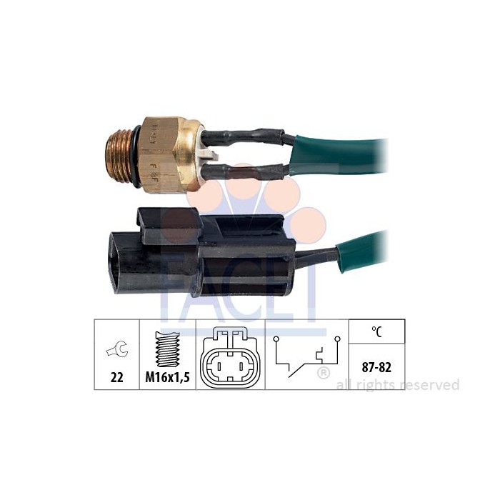 FACET Made in Italy - Temperaturschalter, Kühlerlüfter 7.5112