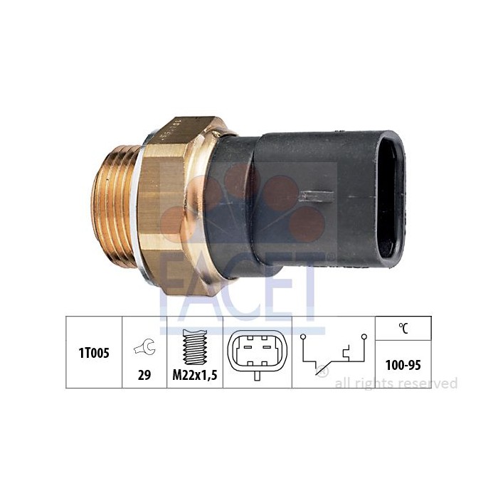 FACET Made in Italy - Temperaturschalter, Kühlerlüfter 7.5117