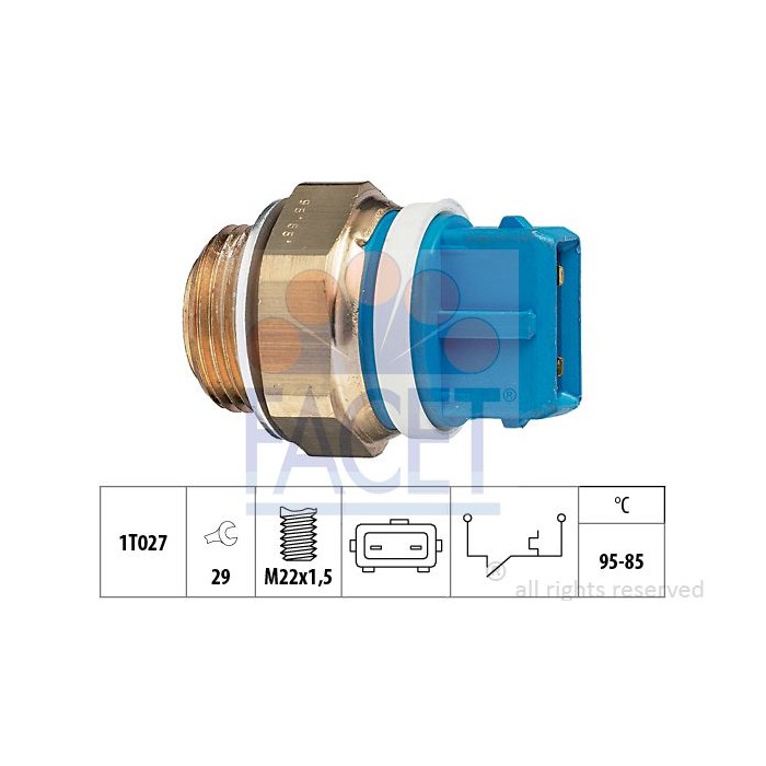 FACET Made in Italy - Temperaturschalter, Kühlerlüfter 7.5122