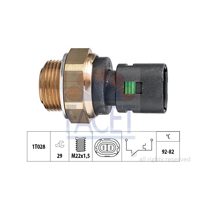 FACET Made in Italy - Temperaturschalter, Kühlerlüfter 7.5128