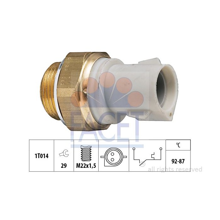FACET Made in Italy - Temperaturschalter, Kühlerlüfter 7.5129