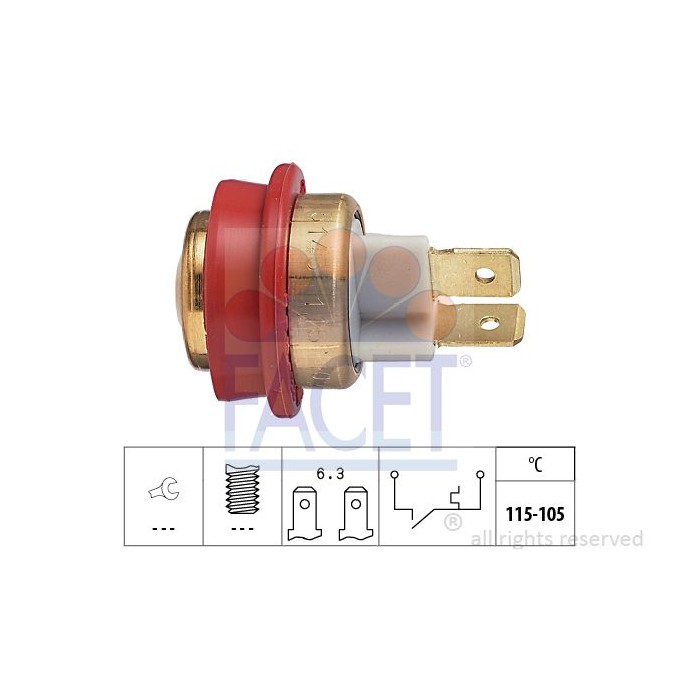 FACET Made in Italy - Temperaturschalter, Kühlerlüfter 7.5143