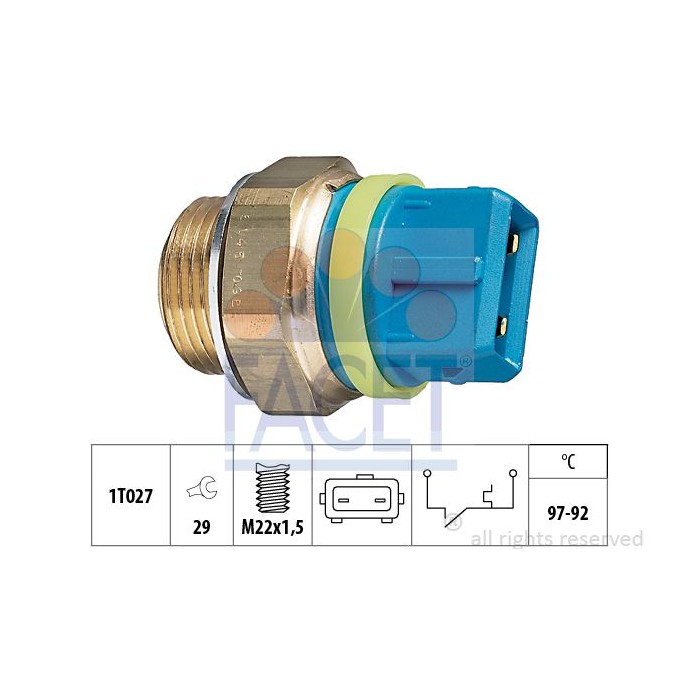 FACET Made in Italy - Temperaturschalter, Kühlerlüfter 7.5145