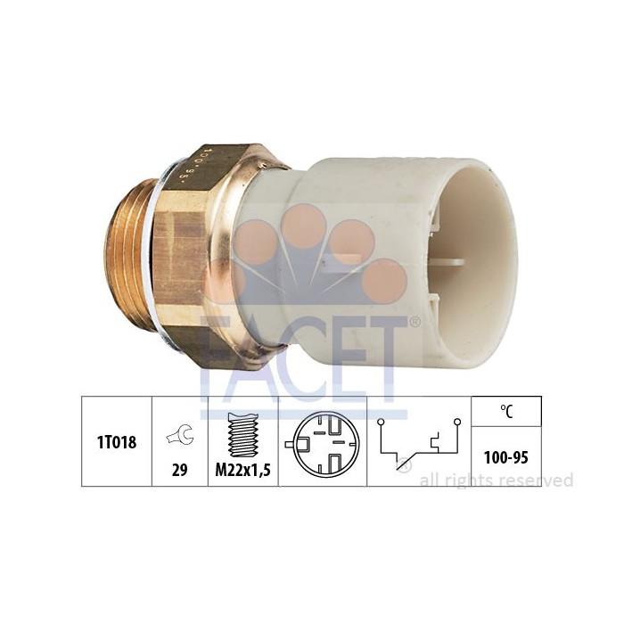 FACET Made in Italy - Temperaturschalter, Kühlerlüfter 7.5147