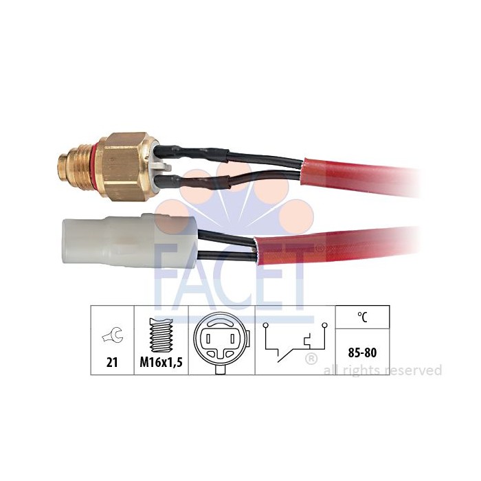 FACET Made in Italy - Temperaturschalter, Kühlerlüfter 7.5150