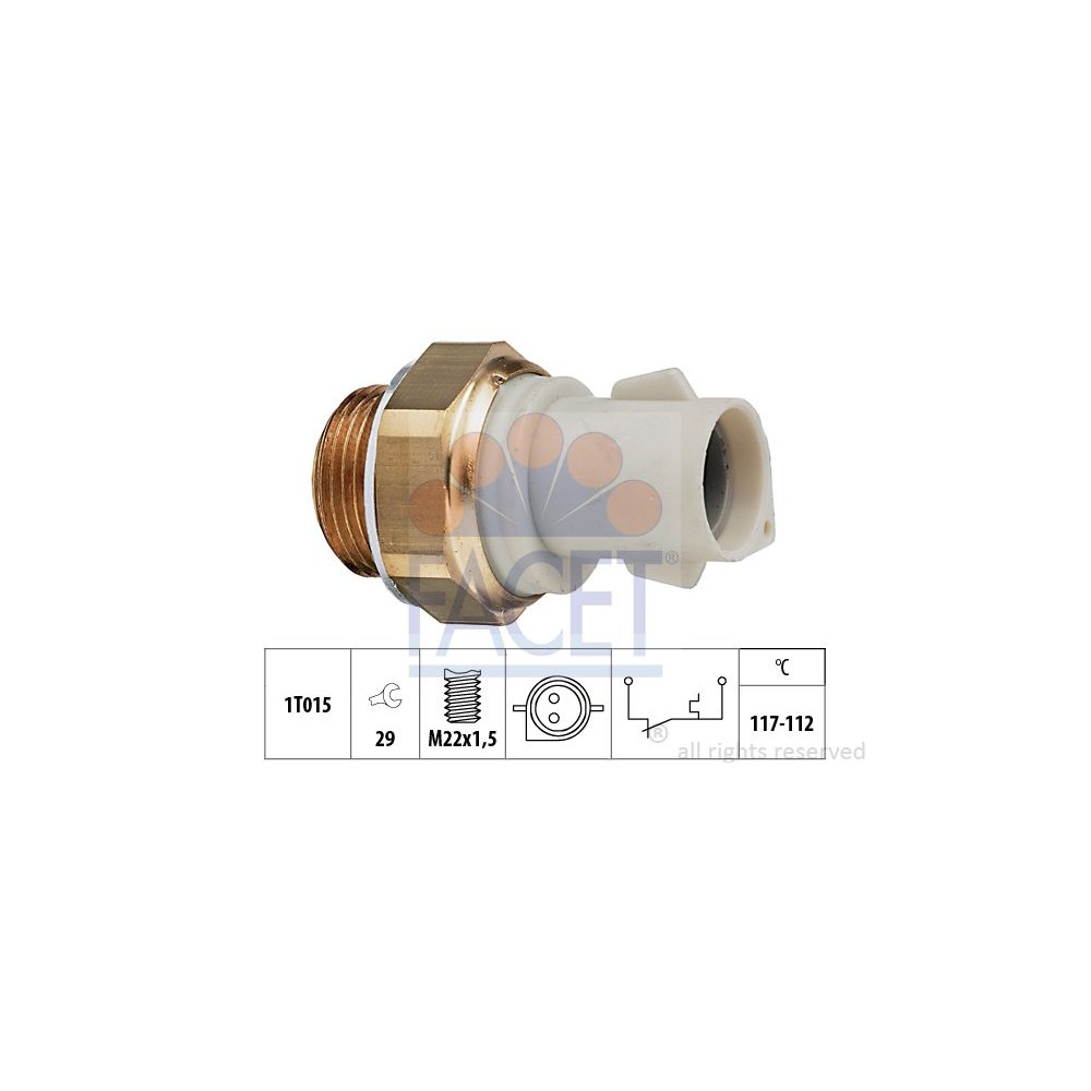 FACET Made in Italy - Temperaturschalter, Kühlerlüfter 7.5166