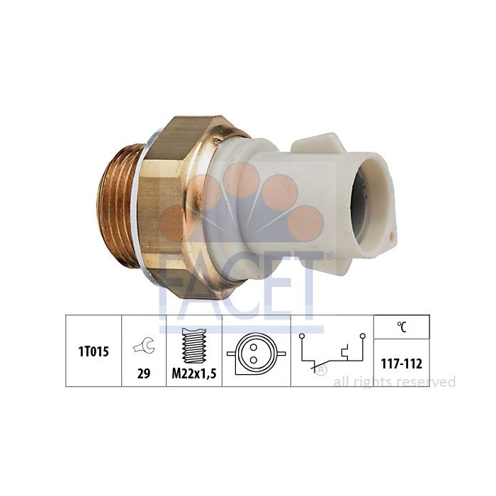 FACET Made in Italy - Temperaturschalter, Kühlerlüfter 7.5166