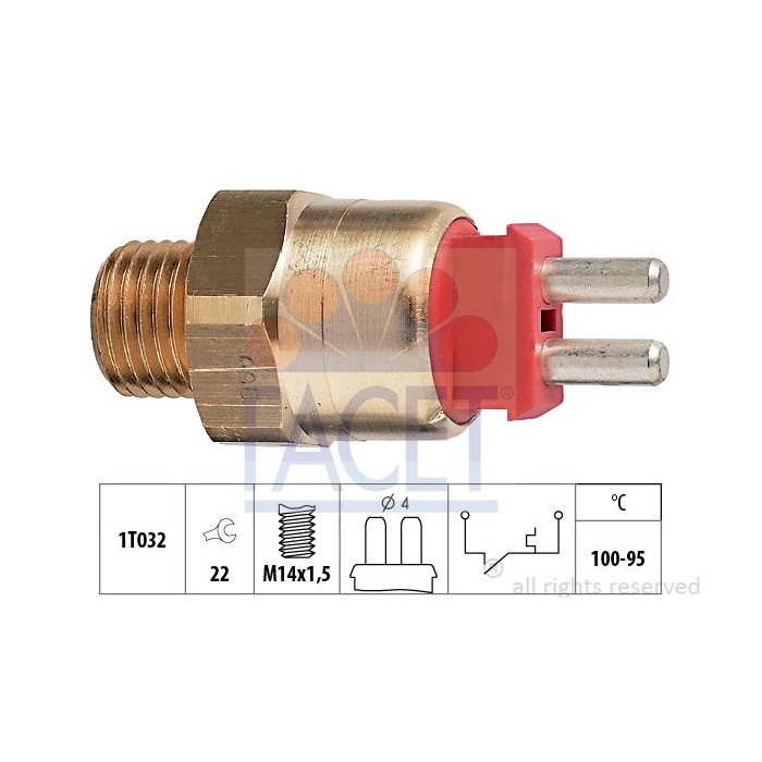 FACET Made in Italy - Temperaturschalter, Kühlerlüfter 7.5169